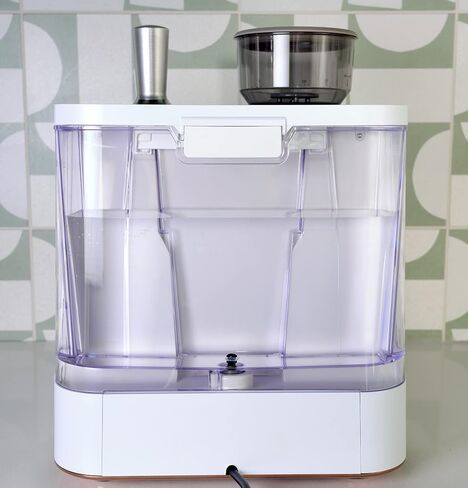 Café Bellissimo Semi Automatic Espresso Machine + Milk Frother | WiFi Connected| Built-In Bean Grinder, 15-Bar Pump & 95-Ounce Water Reservoir | Matte Black, C7CESAS3RD3 in Saudi Arabia