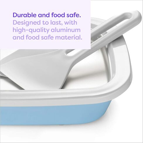 Klee 3-Piece Instant Ice Cream Maker Pan with Ice Cream Spade, Scraper and Recipes in Kuwait