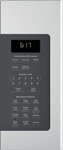 GE JVM6172SKSS 1.7 Cu. Ft. Stainless Steel Over-the-Range Microwave in Saudi Arabia