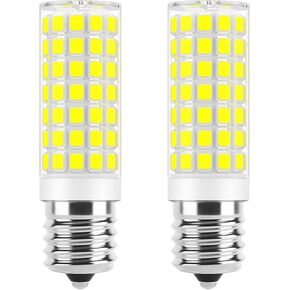 مصابيح LED E17 قابلة للتعتيم بقدرة 5 وات في الميكروويف فوق لمبة الموقد، ما يعادل 40 وات، ضوء النهار الأبيض 6000 ك، مناسب لأفران الميكروويف ويرلبول مايتاج GE كينمور LG، يستبدل 8206232A 1890433 AP4512653، عبوتان in Saudi Arabia