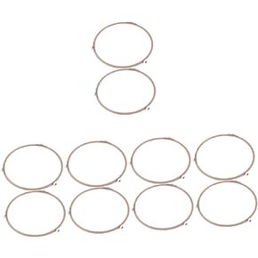 Hemoton 4 Pcs Tray Roller Support Bracket Microwave Turntable Rotating Ring Microwave Turntable Parts Round Tray Roller Support Turntable Holder Turntable Plate Tray Rack Support Ring in Saudi Arabia