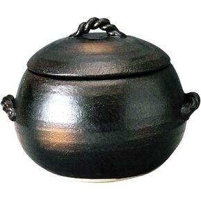 Yorozufuru-sho rice pot - 3 people cook Iga wind M4806 in Saudi Arabia