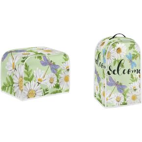 Beer Money Toaster Covers Waterproof Blender Cover Bakeware Protector Durable St. Patrick's Day Decor for 2 Slice Toaster with Top Hook Washable Coffee Maker Cover