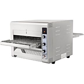 Conveyor Pizza Oven with Adjustable Stainless Steel Countertop - Perfect for Bakeries and Western Restaurants in Saudi Arabia