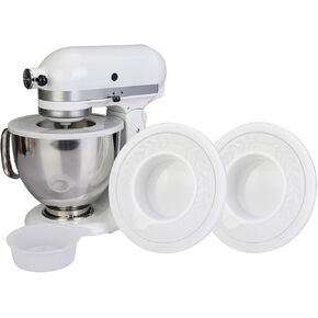 2 Pack Mixers Bowl Covers for KitchenAid 4.5-5 Quart Tilt-Head Stand Mixers | Effectively Prevents Dust and Flour Contained During Mixing. Helps Reduce Mess and Makes Cleanup Easier in Saudi Arabia