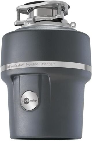InSinkErator Garbage Disposal with Power Cord & Air Switch, Evolution Essential XTR, Quiet Series, 3/4 HP Continuous Feed, Gray in Saudi Arabia