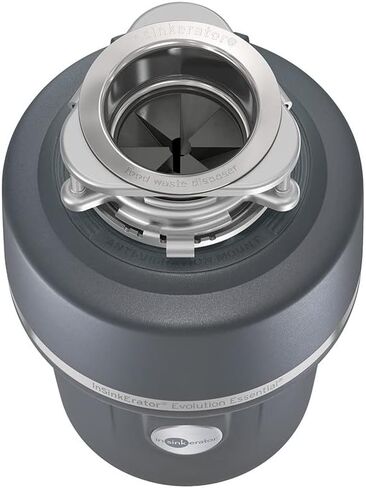 InSinkErator Garbage Disposal with Power Cord & Air Switch, Evolution Essential XTR, Quiet Series, 3/4 HP Continuous Feed, Gray in Saudi Arabia