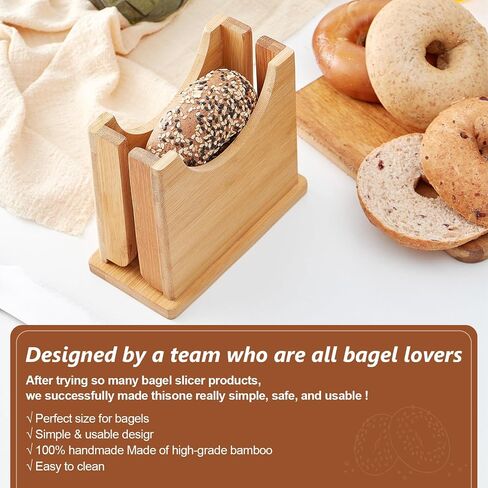 CoziCorner Precision Bagel Slicer: Effortlessly Slice and Enjoy Perfect Bagels Every Time in Saudi Arabia