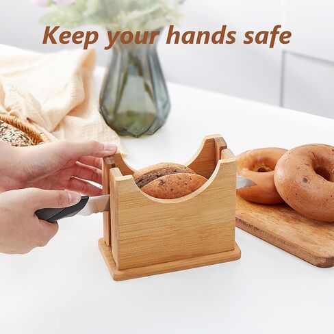 CoziCorner Precision Bagel Slicer: Effortlessly Slice and Enjoy Perfect Bagels Every Time in Saudi Arabia
