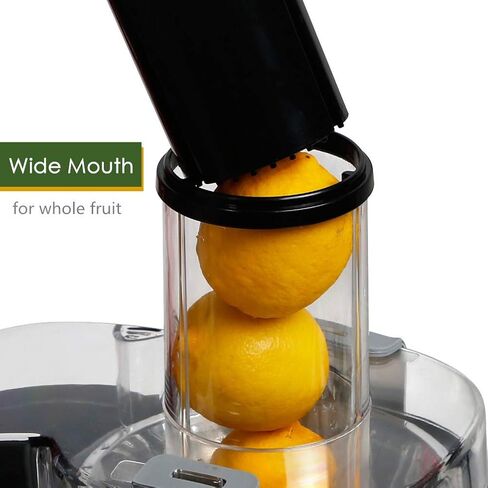 SOMOYA عصارة الحمضيات آلة عصارة الطرد المركزي، مستخرج العصير الكهربائي، نسخة مطورة سهلة التنظيف، تحكم باللمس LED مع فم كبير 3 بوصات تغذية للفواكه والخضروات الكاملة، ستانلس ستيل 800 وات حجم كبير in Kuwait