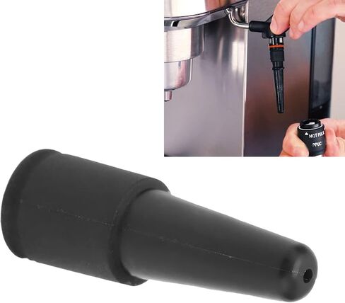 GLOGLOW Coffee Machine Nozzle, Food Grade Silicone Nozzle 1 Hole Silicone Milk Foam Spout Replacement Coffee Machine Reusable Steam Nozzle for Coffee Maker in Saudi Arabia