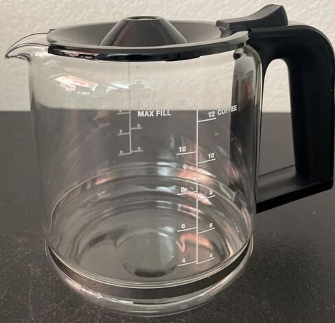 SS-986922 for Krups 12 Cup Carafe and Lid for Coffee Makers.Replacement EC411050, EC414050, EC314050, EC415050 in Kuwait