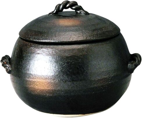 Yorozufuru-sho rice pot - 3 people cook Iga wind M4806 in Saudi Arabia