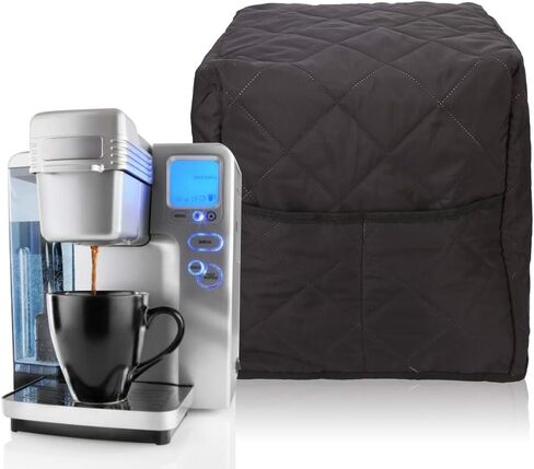 غطاء ماكينة تحضير القهوة من القطن الناعم، غطاء ماكينة تحضير القهوة من القطن، غطاء للاجهزة المنزلية غطاء الغبار مع ملحقات المطبخ ومستلزمات الديكور المنزلي in Kuwait