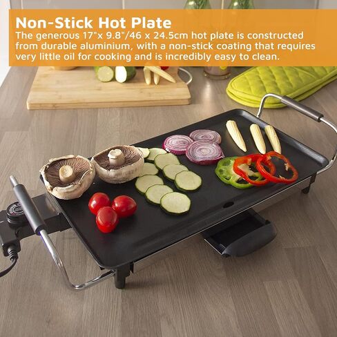 The Teppantastic Electric Grill | Tabletop BBQ with large non-stick hot plate | From Jean Patrique in Saudi Arabia