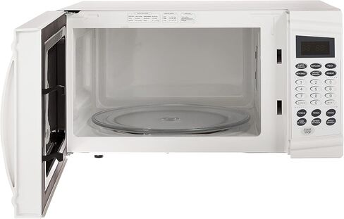 ميكروويف RCA RMW1132-WHITE مقاس 1.1 قدم مكعب بقدرة 1000 وات، أبيض وCuisinart CPT-122 محمصة خبز بلاستيكية مدمجة مكونة من شريحتين، أبيض in Saudi Arabia