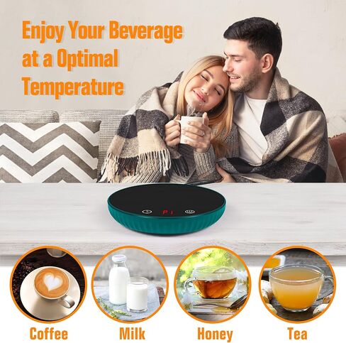 Coffee Mug Warmer, Candle Warmer with Auto Shut Off & 2-Temp Settings & 12-Hour Timer, Mug Warmer for Coffee, Beverage, Candle, Milk, Tea (No Cup) in Saudi Arabia