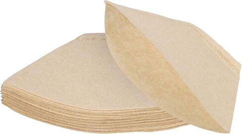 PATIKIL 1-2 Cup Cone Coffee Paper Filters 1.97x5.31x3.15 Inch Disposable Pour-Over Drip Brew for Cafe Office Home Pack of 80 in Saudi Arabia