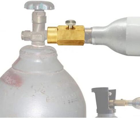 خراطيش اسطوانة ثاني أكسيد الكربون لزجاجة الصودا للاستخدام المنزلي، مجموعة وصلات إعادة تعبئة المحول، مجموعة الخيوط ملحقات بديلة لخزان ماكينة الصودا (W21.8-14 إلى TR21-4) in Kuwait