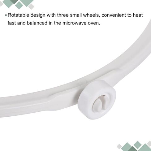 MECCANIXITY Microwave Oven Turntable Support Circle Fittings Glass Plate Roller Bracket Brown 2 Pcs in Saudi Arabia