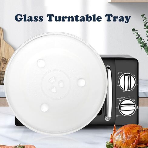 DUZFOREI 12.5-inch 315mm Glass Turntable Tray Microwave WB39X10002 Oven Plate Replacement for Maytag Frigidaire Hotpoint in Saudi Arabia
