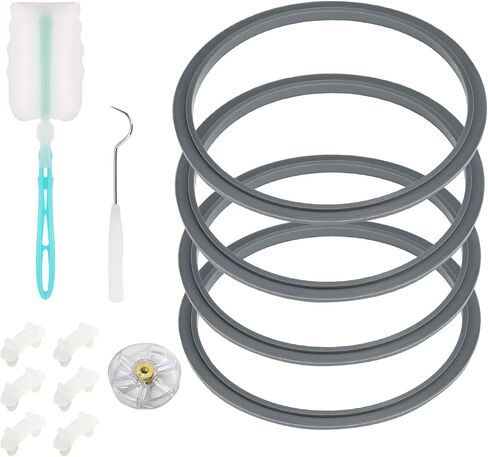 Blender Gasket Replacement Parts, Rubber O Ring Replacement for Nutribullet Blender 900W & 600W Series, Gaskets Replacement for Nutribullet Blade Including Shock Pad (10 Pieces) in Saudi Arabia