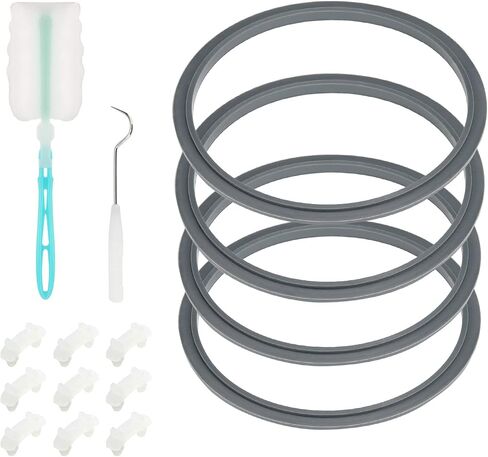 Blender Gasket Replacement Parts, Rubber O Ring Replacement for Nutribullet Blender 900W & 600W Series, Gaskets Replacement for Nutribullet Blade Including Shock Pad (10 Pieces) in Saudi Arabia