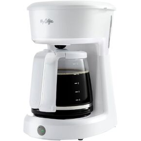 Mr. Coffee 12-Cup Coffee Maker Grab-a-Cup Auto Pause Easy Cleanup White in Kuwait