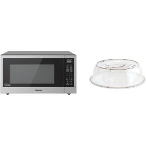 Panasonic NN-SN76LS 1.6 cu.ft Cyclonic Inverter Countertop Microwave Oven 1250Watt Power with Genius Sensor Cooking & 30" Microwave Trim Kit for Panasonic 1.6 cu ft Microwave Ovens in Saudi Arabia
