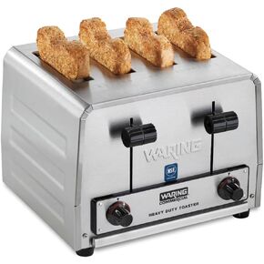 Waring 4-Slot Toaster with with Defrost Function | Professional Light-Duty Pop-Up Bread Toaster, with Defrost Function for Commercial Kitchens in Saudi Arabia