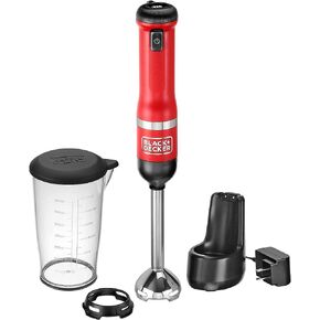 BLACK+DECKER Kitchen Wand Cordless Immersion Blender, Hand Blender with Charging Dock, Black (BCKM1011K10) in Saudi Arabia