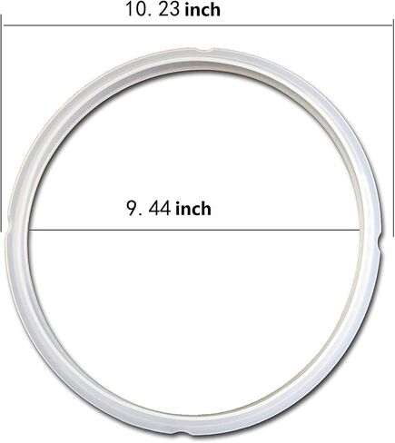 TamBee Silicone Sealing Ring Clear Pressure Cookers Gaskets Universal Replacement Floater and Sealer for 8 Quart Power Pressure Cookers Replacement Parts Set of 9 in Kuwait