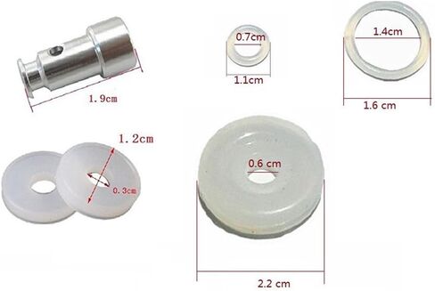 TamBee Silicone Sealing Ring Clear Pressure Cookers Gaskets Universal Replacement Floater and Sealer for 8 Quart Power Pressure Cookers Replacement Parts Set of 9 in Kuwait