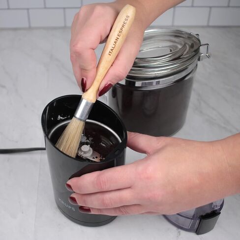 RSVP International Espresso Coffee Kitchen Cleaning Tool, Machine Brush, Red in Kuwait