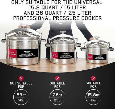 Universal Professional Pressure Cooker Replacement Accessories (53Qt / 53 L Gasket) in Saudi Arabia