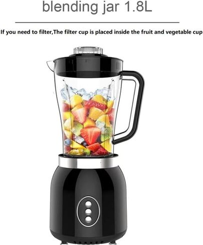 600W 4-in-1 Multifunctional Food Processor,Countertop Smoothies Blenders with Filter cup,Meat Grinder,Baby Food Maker,Coffee Grain Grinder for Shakes and Smoothies,Mixer Grinder for Meat,Vegetables,Fruits,Beans ,Ice Crusher 6 Blades 61OZ 1.8L in Saudi Arabia