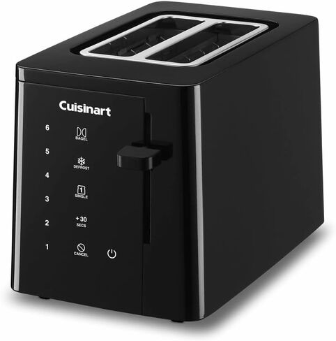 Cuisinart CPT-T20 محمصة خبز تعمل باللمس بشريحتين، 1.5 أونصة، أسود in Saudi Arabia