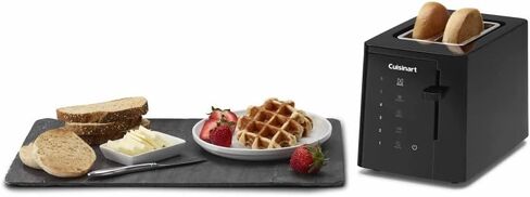 Cuisinart CPT-T20 محمصة خبز تعمل باللمس بشريحتين، 1.5 أونصة، أسود in Saudi Arabia