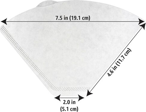 Amazon Basics Number 4 Cone Coffee Filters for 8-12 Cup Coffee Makers, White, 100 Count in Saudi Arabia