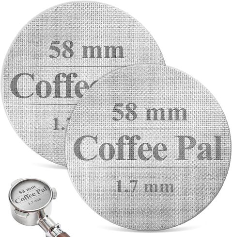 51mm Puck Screen, Espresso Filter Screen for 51mm Portafilter Basket, Lower Shower Screen - 1.7mm Thickness 150μm Mesh - 316 Stainless Steel in Saudi Arabia
