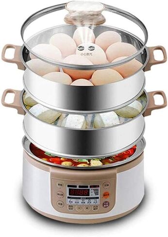 DOUBAO غلايات كهربائية متعددة الوظائف 3-Layer جهاز طهي البيض السريع باخرة البيض صياد المرجل سعة صينية قابلة للإزالة in Saudi Arabia