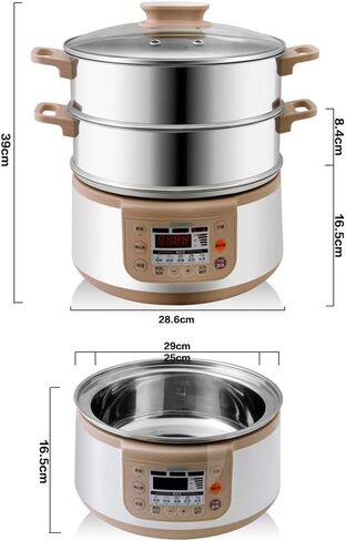 DOUBAO غلايات كهربائية متعددة الوظائف 3-Layer جهاز طهي البيض السريع باخرة البيض صياد المرجل سعة صينية قابلة للإزالة in Saudi Arabia