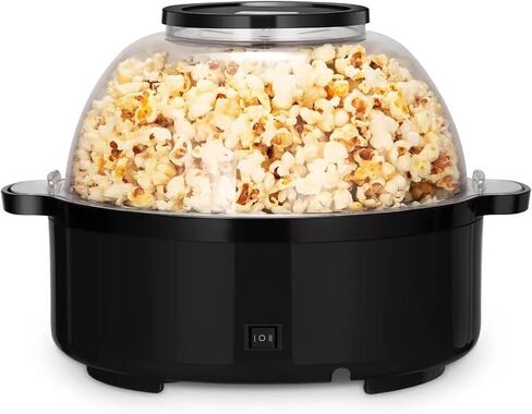 ماكينة صنع الفشار الحمراء، ماكينة صنع الفشار الكهربائية سعة 16 كوبًا مع لوحة غير لاصقة، وقضيب التحريك، وغطاء وعاء التقديم، وملعقتين قياس، تسخين سريع، ماكينة فشار كهربائية بالزيت الساخن in Kuwait