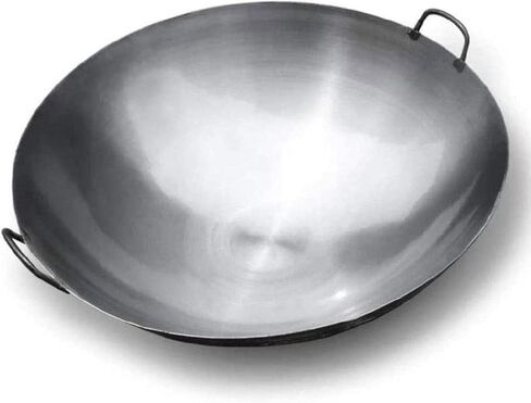 HHTD Large Wok for Cooking Old-Fashioned Traditional Extra Large Extra-Thick Household Binaural Wok in Saudi Arabia