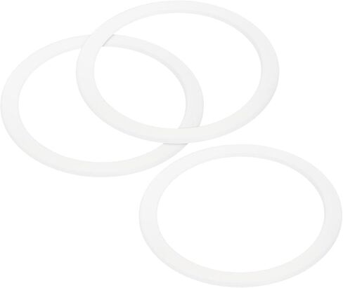 MECCANIXITY Gasket Seal Coffee Maker White Silicone Ring Replacement 38x50x2.2mm for 1-Cup Aluminium Coffee Pot, Pack of 3 in Saudi Arabia