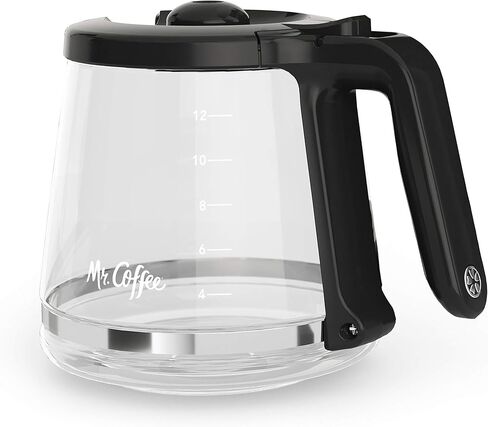 Mr. Coffee Easy Measure 12 Cup Programmable Maker with Gold Tone Reusable Filter, Silver/Chrome in Kuwait