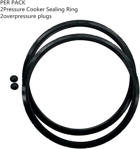 حلقة اغلاق وحشية وقابس الضغط الزائد من سيجيلي 09936 (مجموعتان في كل عبوة) متوافقة مع موديلات بريستو المختلفة سعة 6 كوارت بديلة 09936 09904 و50295 in Kuwait