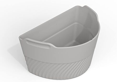 Reusable Slow Cooker Divider Crock pot divider silicon insert Foldable 3-8 Quart Silicone Slow Cooker liners Slow Cooker Liners Blue+Grey in Saudi Arabia