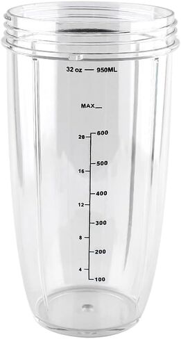 قطع غيار أكواب Anbige سعة 32oz، متوافقة مع NutriBullet 600W و900W (كوب واحد سعة 32oz) in Kuwait
