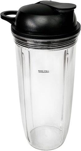 Replacement parts cup with To-Go Lid,Compatible with NutriBullet Blender Combo, NutriBullet Pro 1000 and NutriBullet Select 2.0 (18oz) in Kuwait